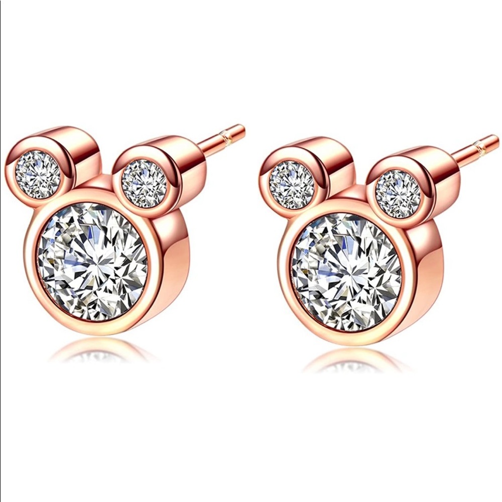 Mickey Mouse rose gold & cubic zirconia
